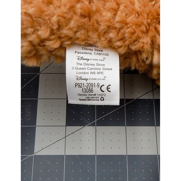 Walt Disney Store Hidden Mickey Duffy Teddy Bear Plush 12 Inch Stuffed Animal - Picture 9 of 11